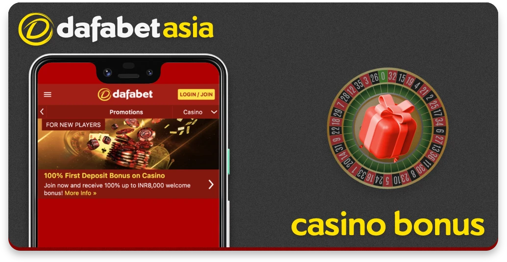 Dafabet casino welcome bonus in the app